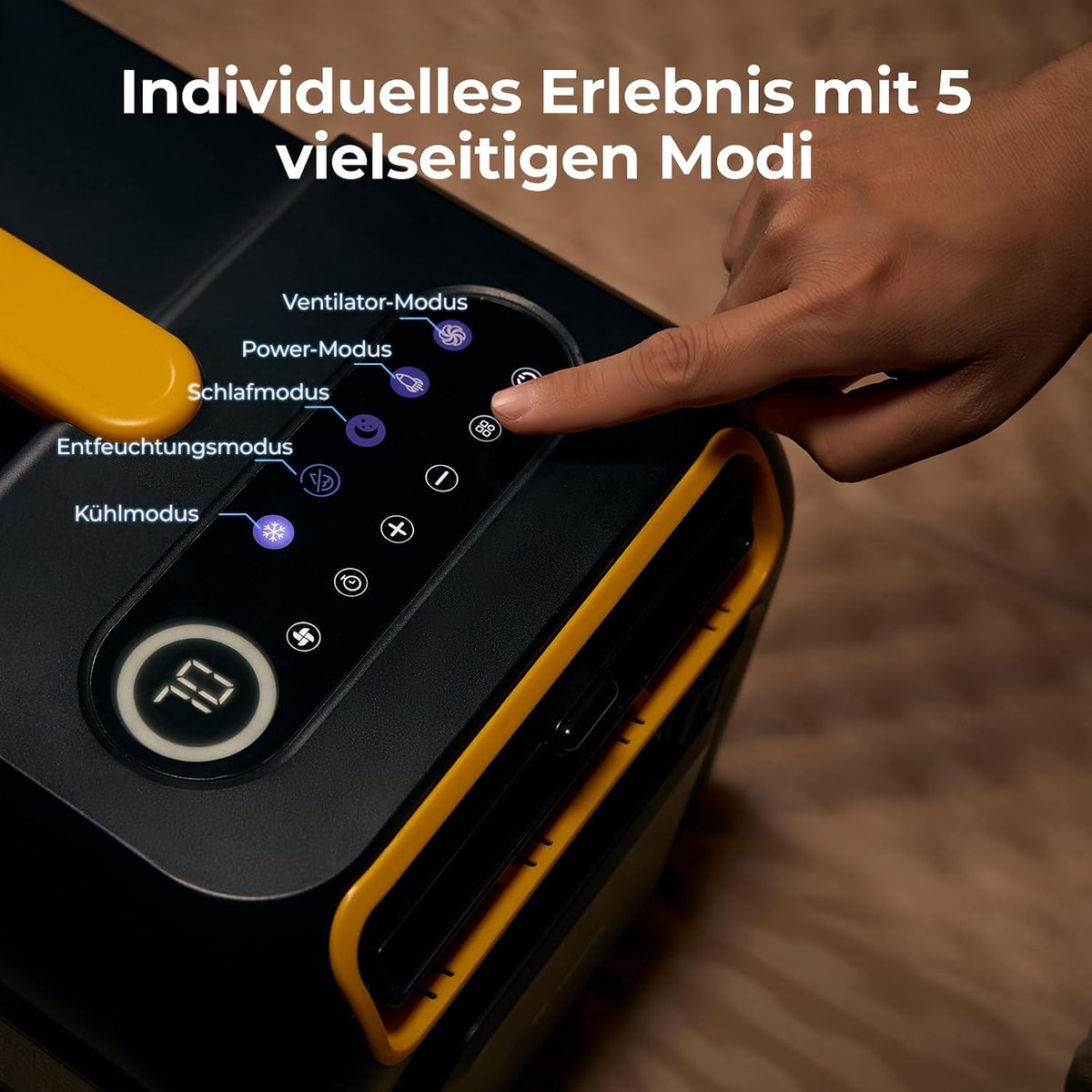 KungFu buy Draagbare airconditioner 5-in-1 compacte camping airco met app bediening, snelle koeling, 3500 BTU voor tent en camper