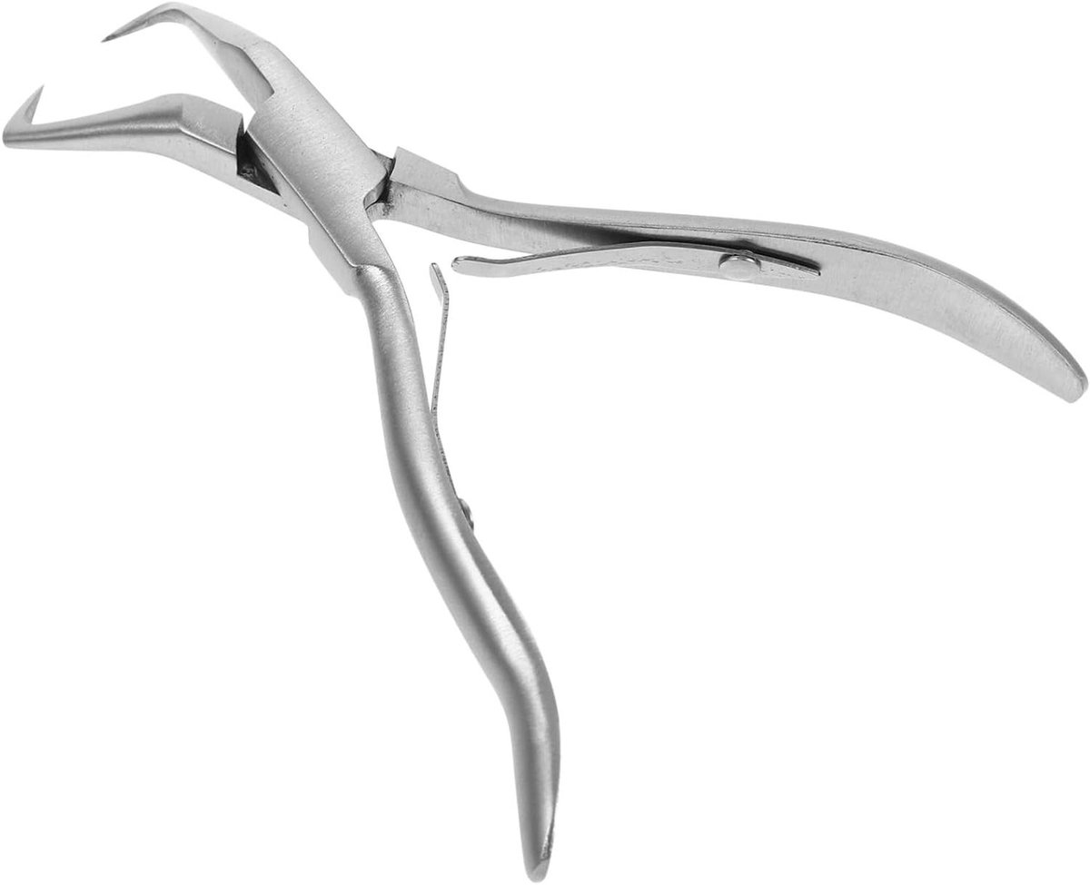 Roestvrijstalen Tang - Fijne Punt Tang - Haarverlenging Aanbrengen - Ergonomisch Ontwerp - 13.3 cm - Zilver