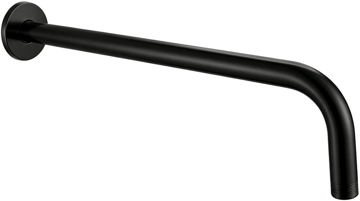 Rea - Douchearm Rond Js-9021b 40cm Black - 2 x 39,5 x 10 cm