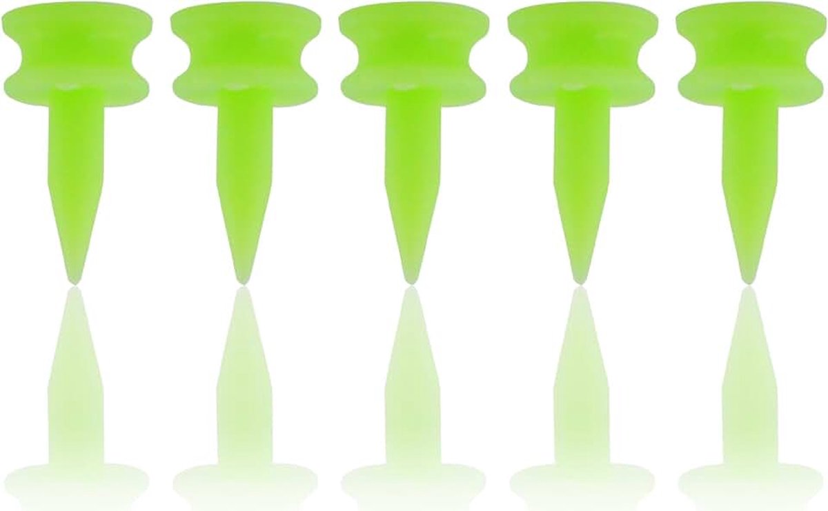 Tees, 25mm, 100 pieces, 1 inch, green golf tees small, suitable for golfers to practise.