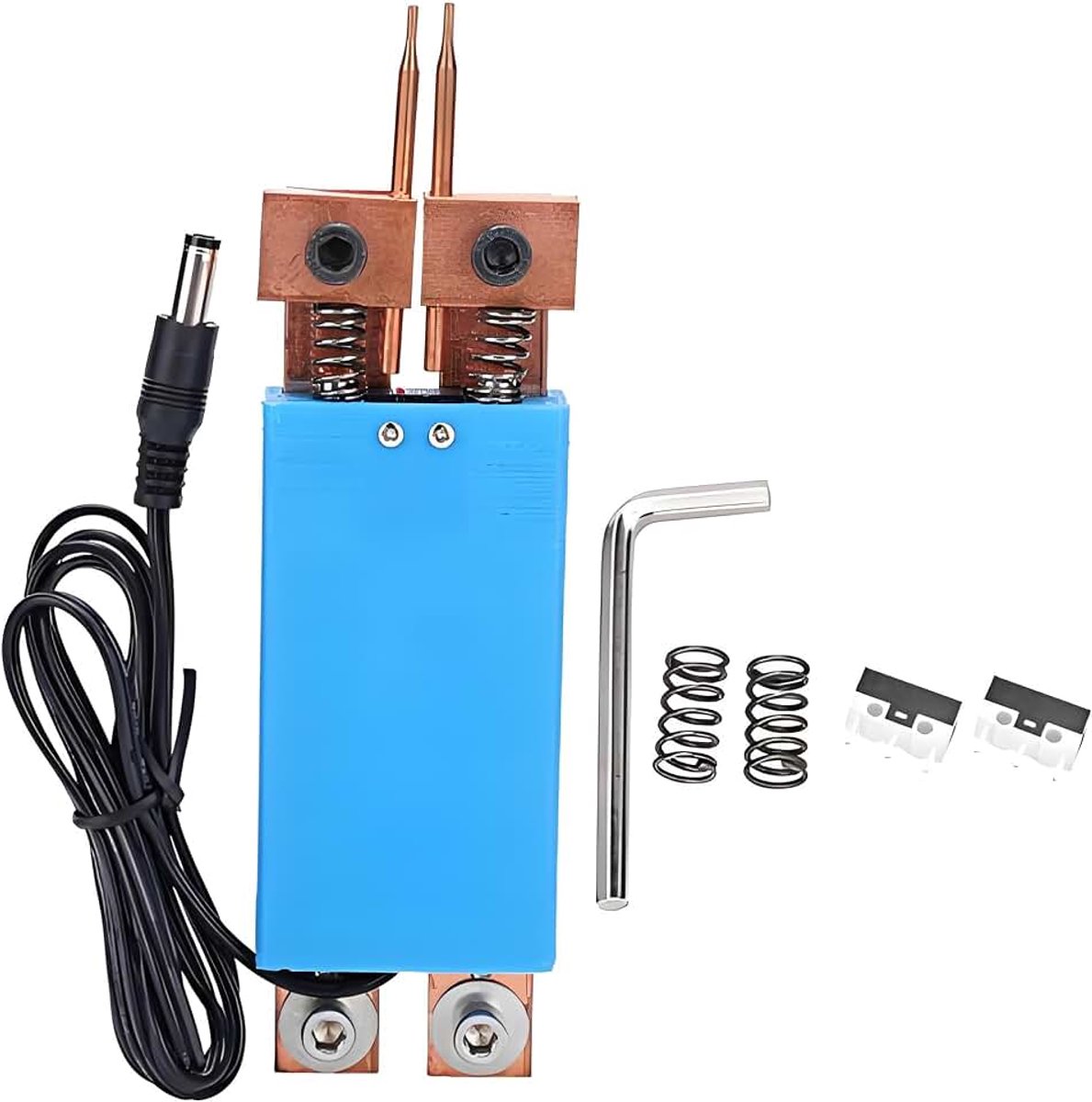 Puntlaspen, W01 Blauwe Handbediende Puntlasapparaat Automatische Trigger Puntlaspen, Lasmachine-accessoire voor Het Monteren Van Batterijpakketten