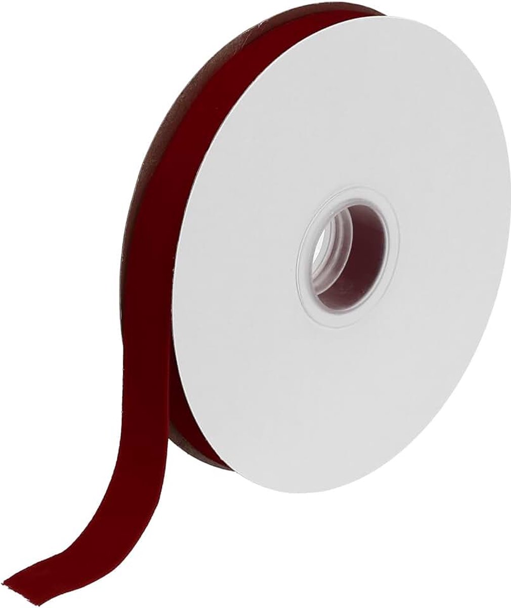Fluwelen lint 5/8 inch x 10 Iarden enkel gezicht spoel fluweel zijde voor boeket DIY handwerk geschenkdoos bruiloft lichtblauw wijnrood