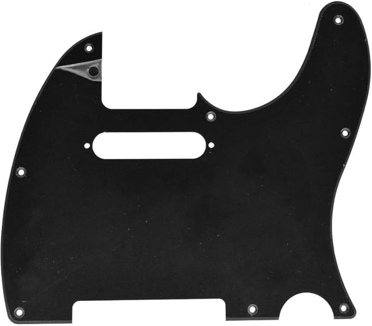 8 Hole Tele Stijl Gitaar Slagplaat TL Pick Guard met Pickup Montage Schroef Gaten voor Tele/Telecaster Mat Zwart 1 Ply