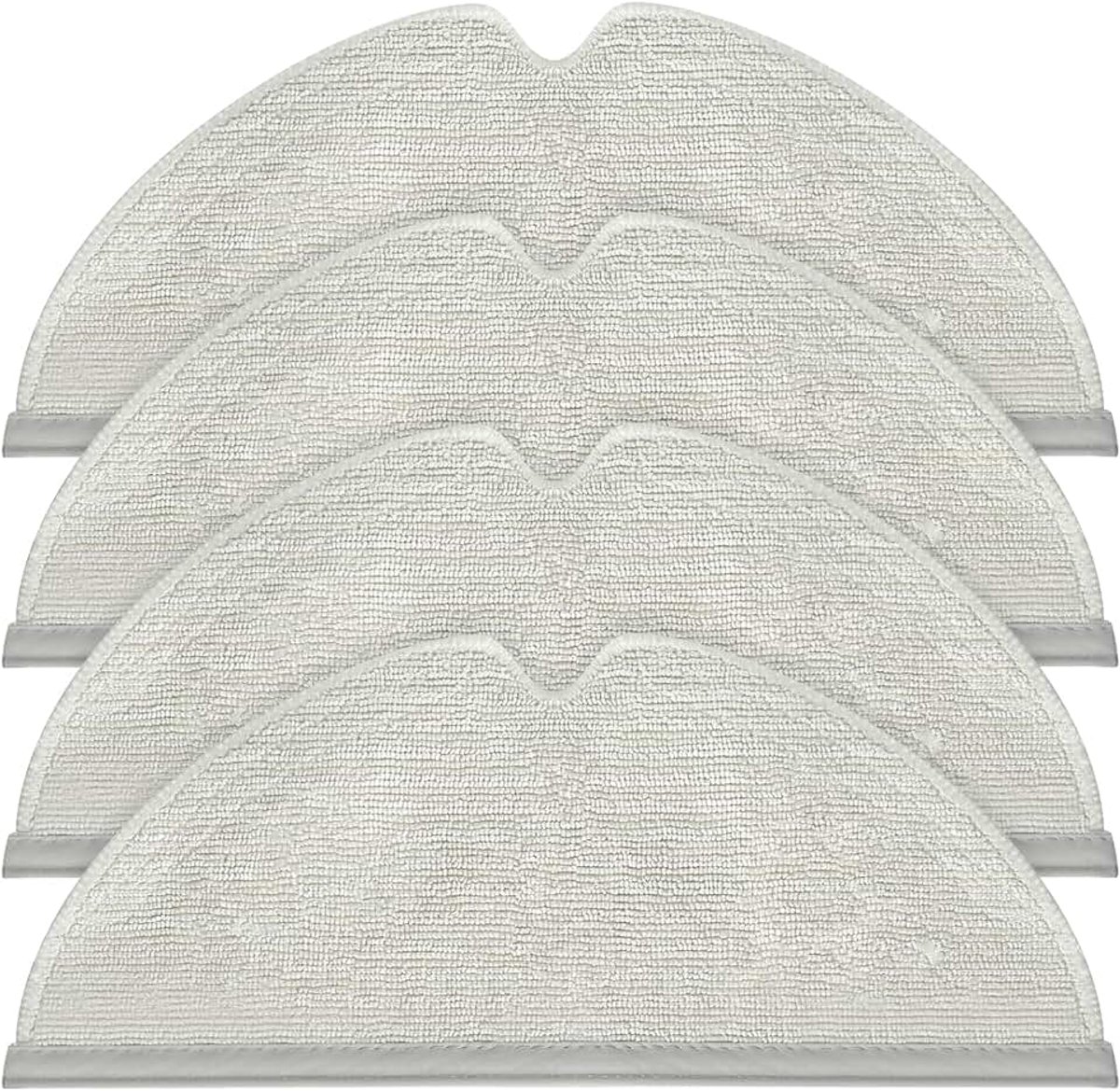 4 stuks reservedweilpads voor Dreame F9 / D9 / D9 Max / L10 Pro, voor Xiaomi Mijia 1C robotstofzuiger, wasbaar, herbruikbare wisserpad-reserveaccessoires
