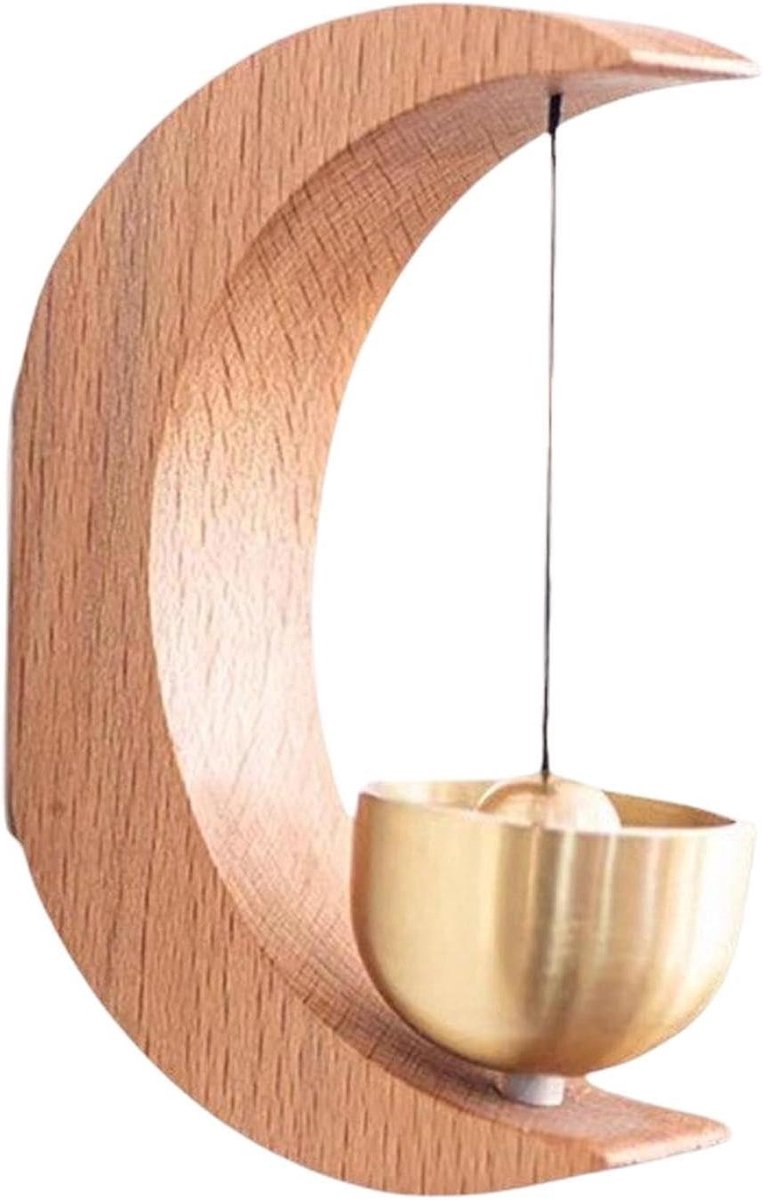 Magnetische Deurbel - Deur Chime - Entree Decoratie - Natuurlijke Materialen - 9.5x6.5x2.2cm - Meerkleurig
