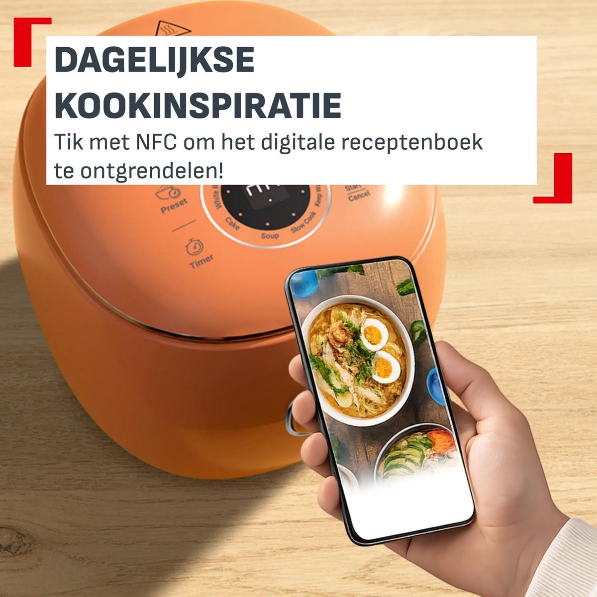 Tefal Pop RK535T - Rijstkoker - Compact - 2L - 8 programma’s - 24 uur uitgestelde start thumbnail 2