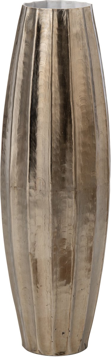 J-Line vaas - aluminium - goud - large