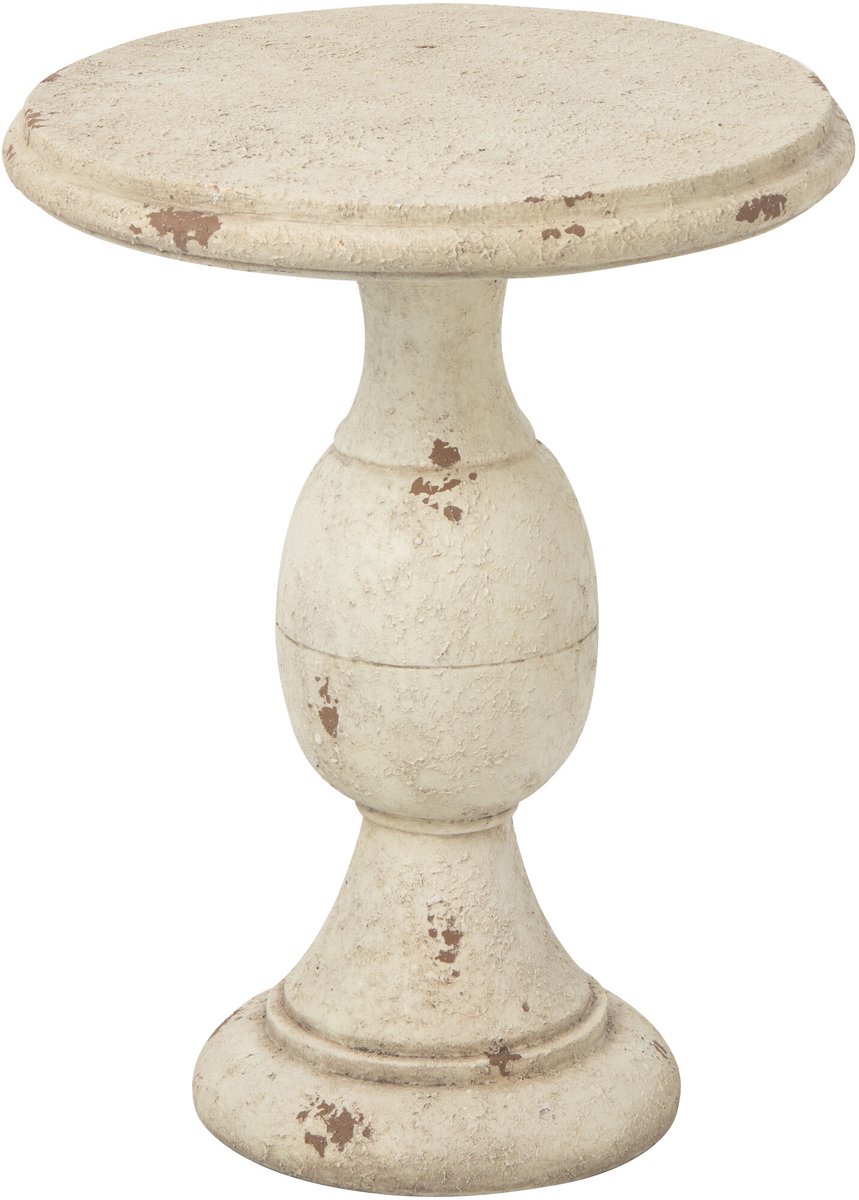 J-Line Bijzettafel voor buiten - magnesium - ecru/beige