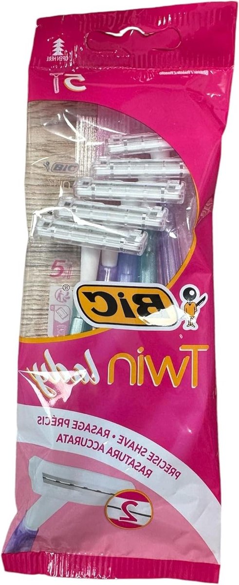 Scheermesjes Set - Dames Scheermesjes - Gladde Huid - Dubbele Mesjes - 5 Stuks - Wit