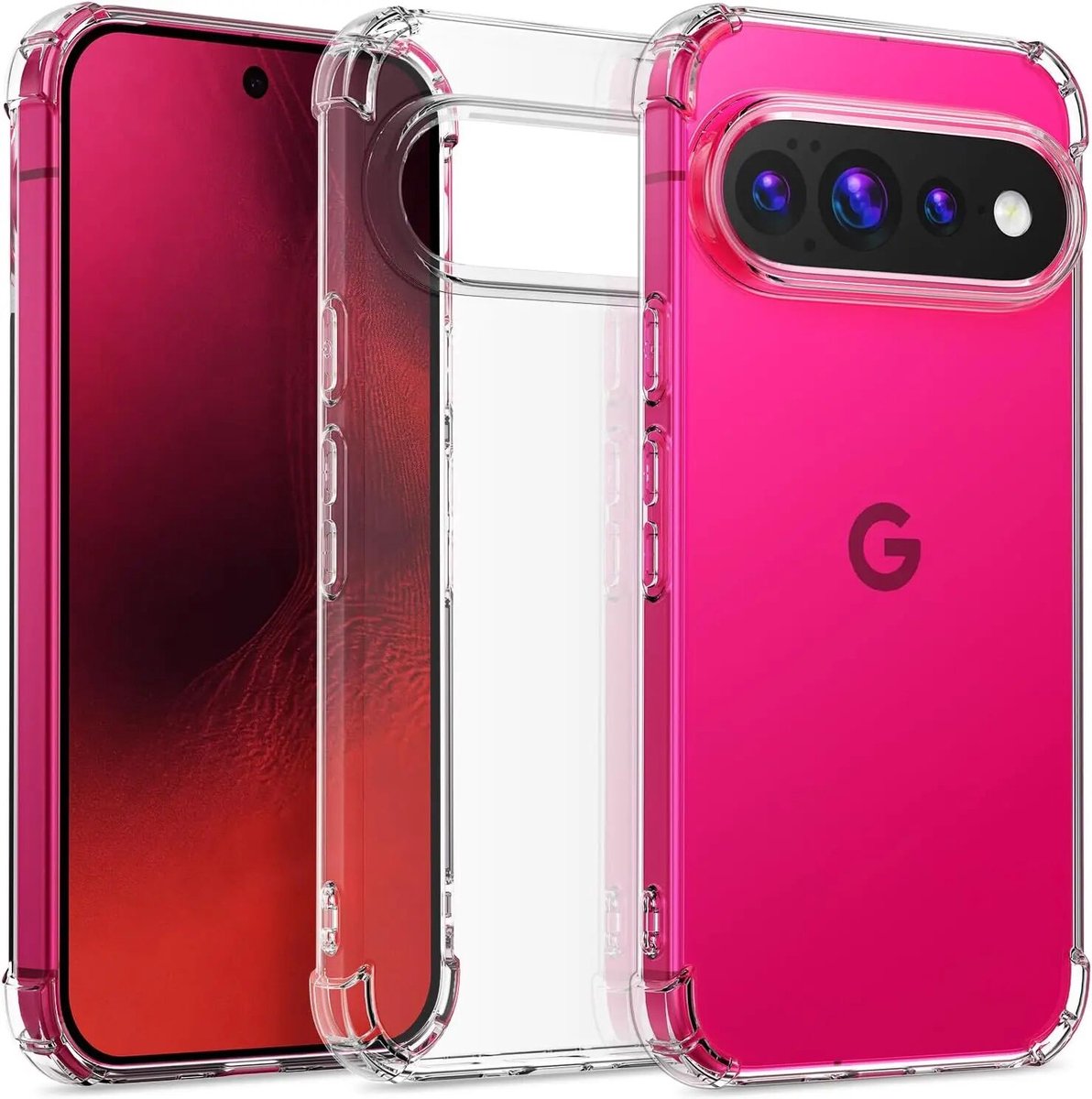 Transparant Hoesje Geschikt voor Google Pixel 11 | Schokbestendig TPU | Back Cover | Dun | Flexibel | Shockproof | Doorzichtig