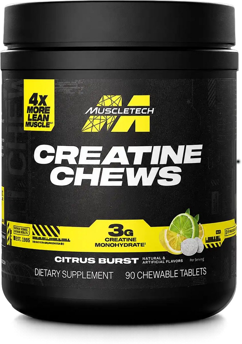 Creatine Chews - 90 chewables - Citrus Burts
