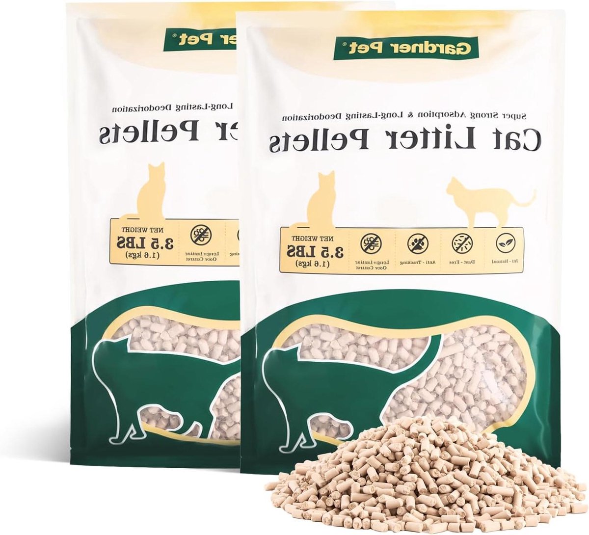 Kattenbakvulling Zeoliet - Natuurlijke Korrels - Hygiënische Kattenbak - Voor Dubbellaags Systemen - 32 kg - Niet van toepassing