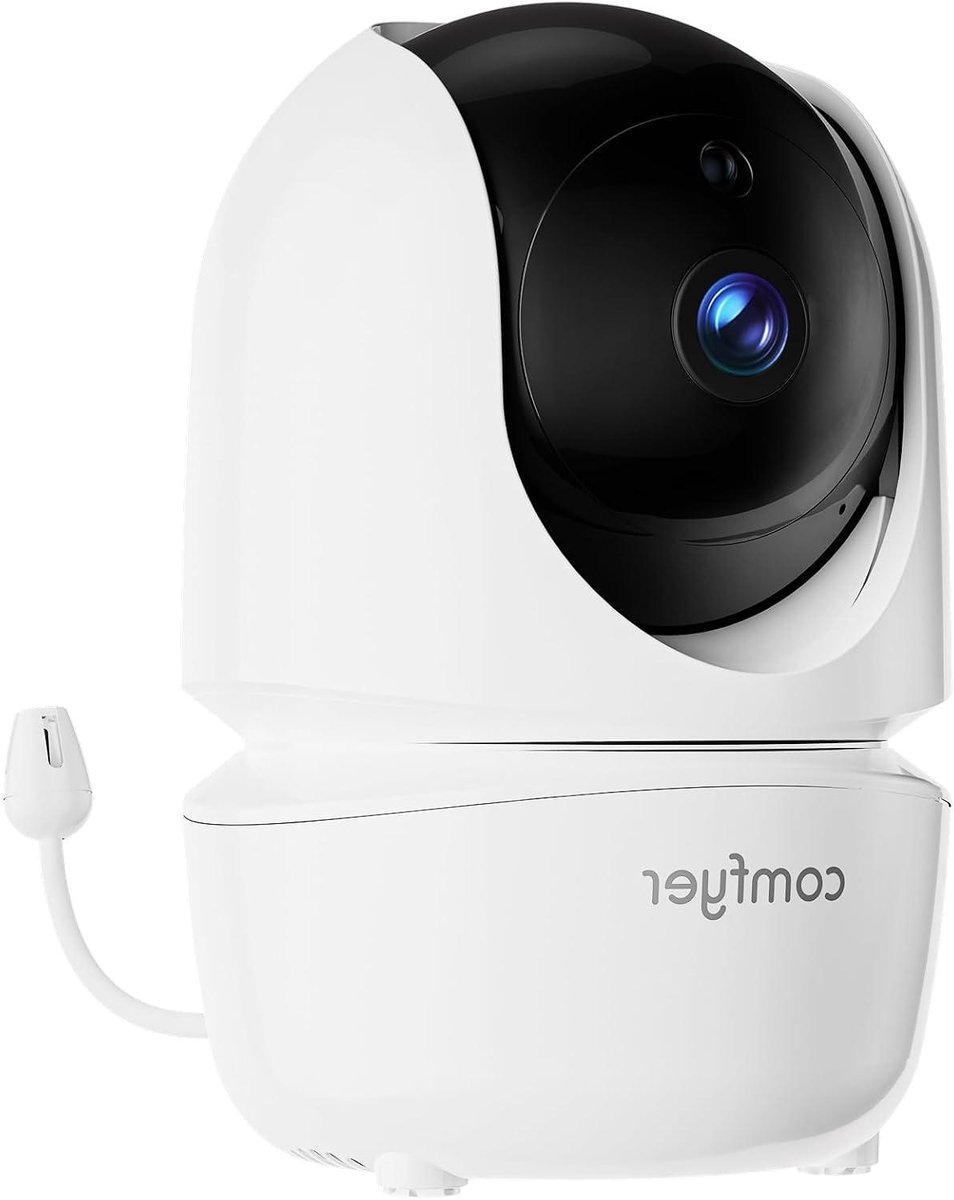 Baby Camera - Babyfoon Video - Baby in de gaten - Koepelvormige camera - 15 cm breed - Wit