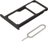 MMOBIEL Sim Tray Kaart Houder Nano Slot voor Huawei P9 Lite 2016 (ZWART)