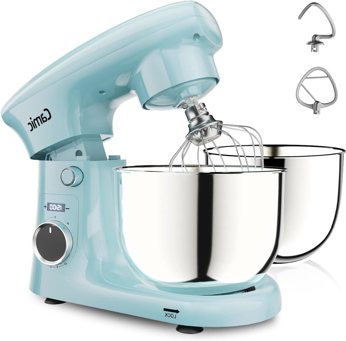 Keukenmachine - Kneedapparaat - Bakken Thuis - 3-in-1 Functionaliteit - 9 Liter Capaciteit - Blauw