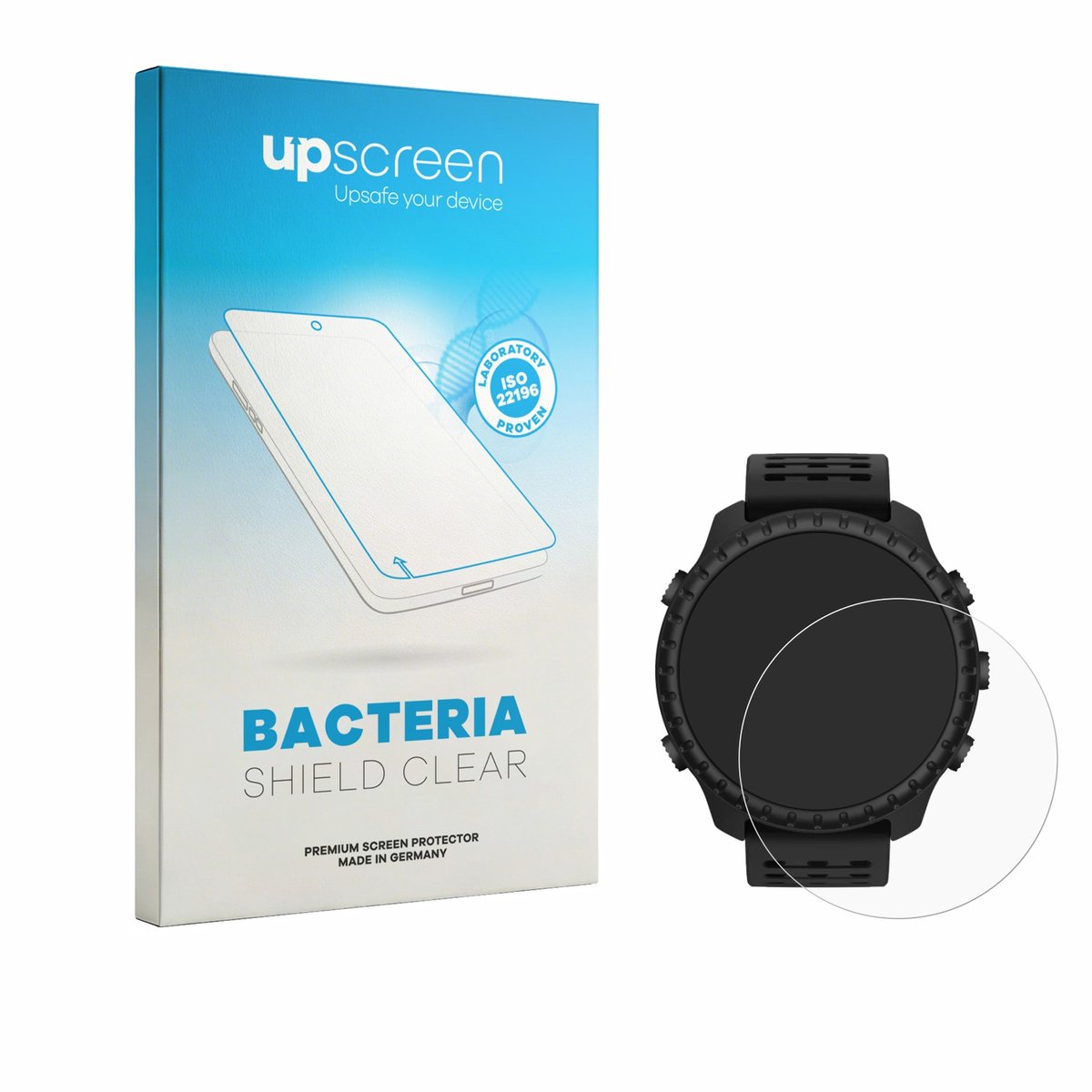 upscreen - Screenprotector voor Suunto Core 2 - Folie Beschermfolie transparant antibacterieel