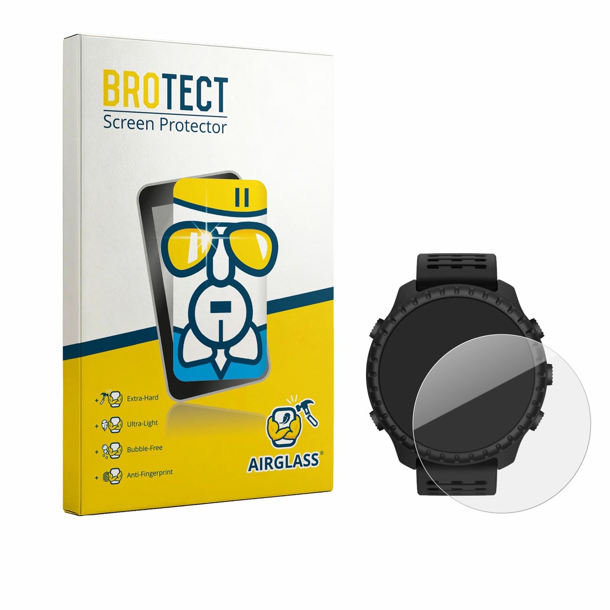 Screenprotector voor Suunto Core 2 Beschermglas transparant