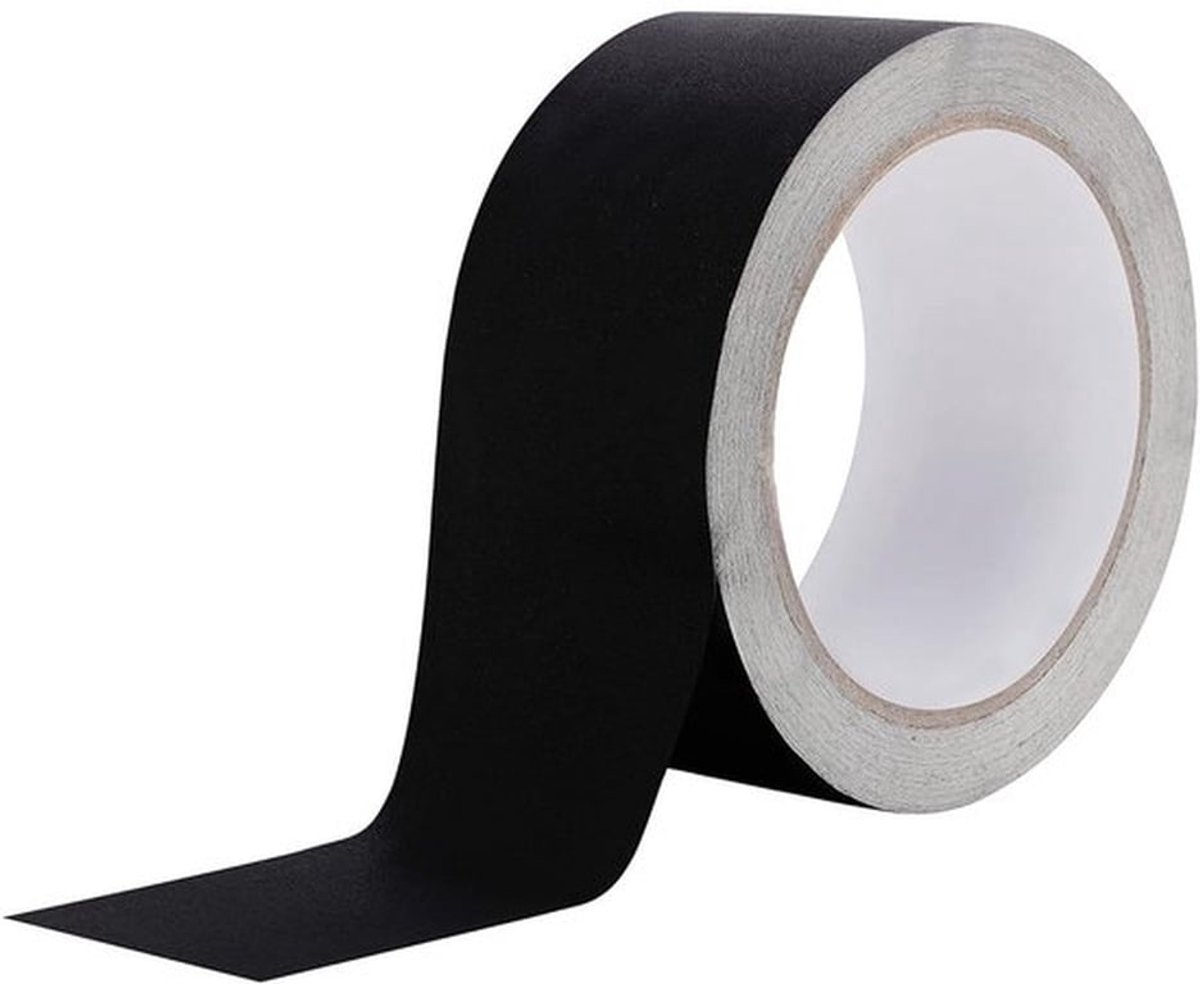 Boekbinding Reparatietape - Bibliotheekboeken - Zuurvrij - Zwart - Premium Ducttape voor Inbinden - Reparatie - Knutselen - Zwarekwaliteit - 5 cm x 13,6 m - Geschikt voor alle boeken - Stoffen Boekbindtape