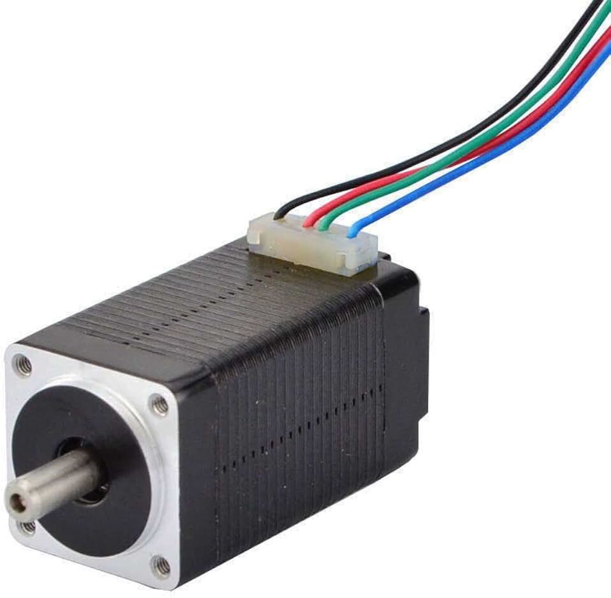 Nema Stappenmotor, bipolair, 1,8 g, 4 Ncm, 0,6 A, 20 x 20 x 38 mm, 4-draads voor 3D-printer, CNC-machine