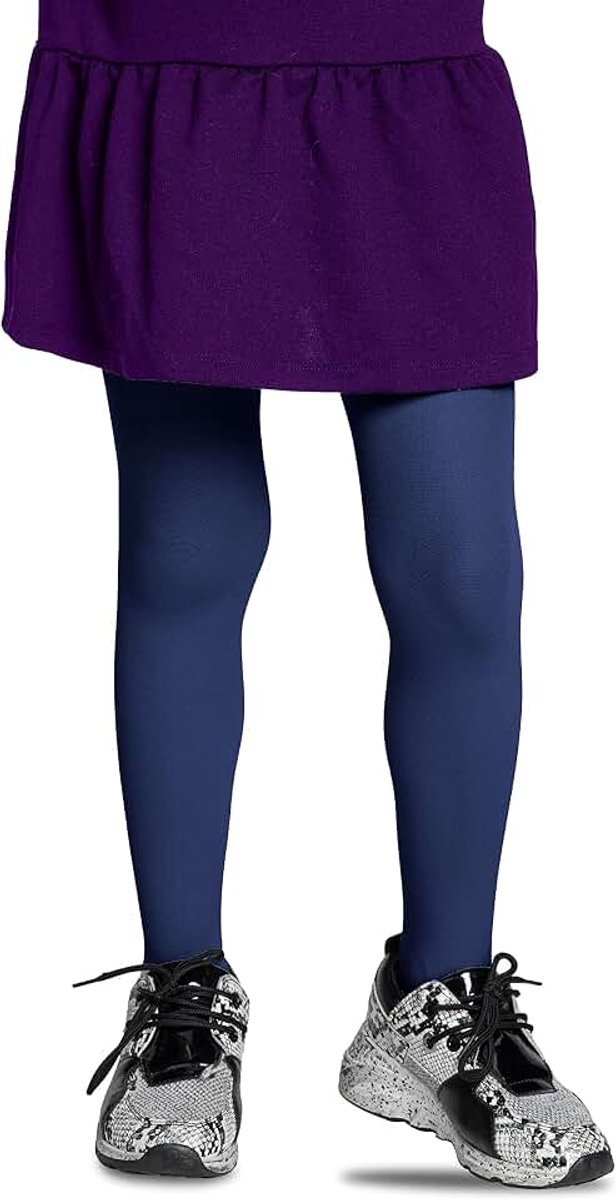 Meisjes Kids Plain Panty Balletdansschool 40 denier ondoorzichtig [Made in Italy]