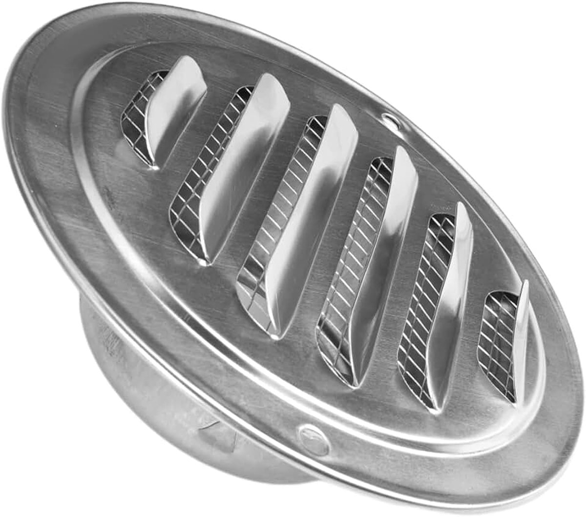 Afsluitrooster, 70 mm, afvoerluchtrooster, met insectenbescherming, afvoeruitlaatkap, afvoeropeningen van de afzuigkap, afvoerluchtrooster voor keuken