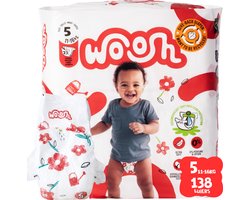 Woosh Maat 5 - Luiers - 138 stuks - 11 tot 16 kg