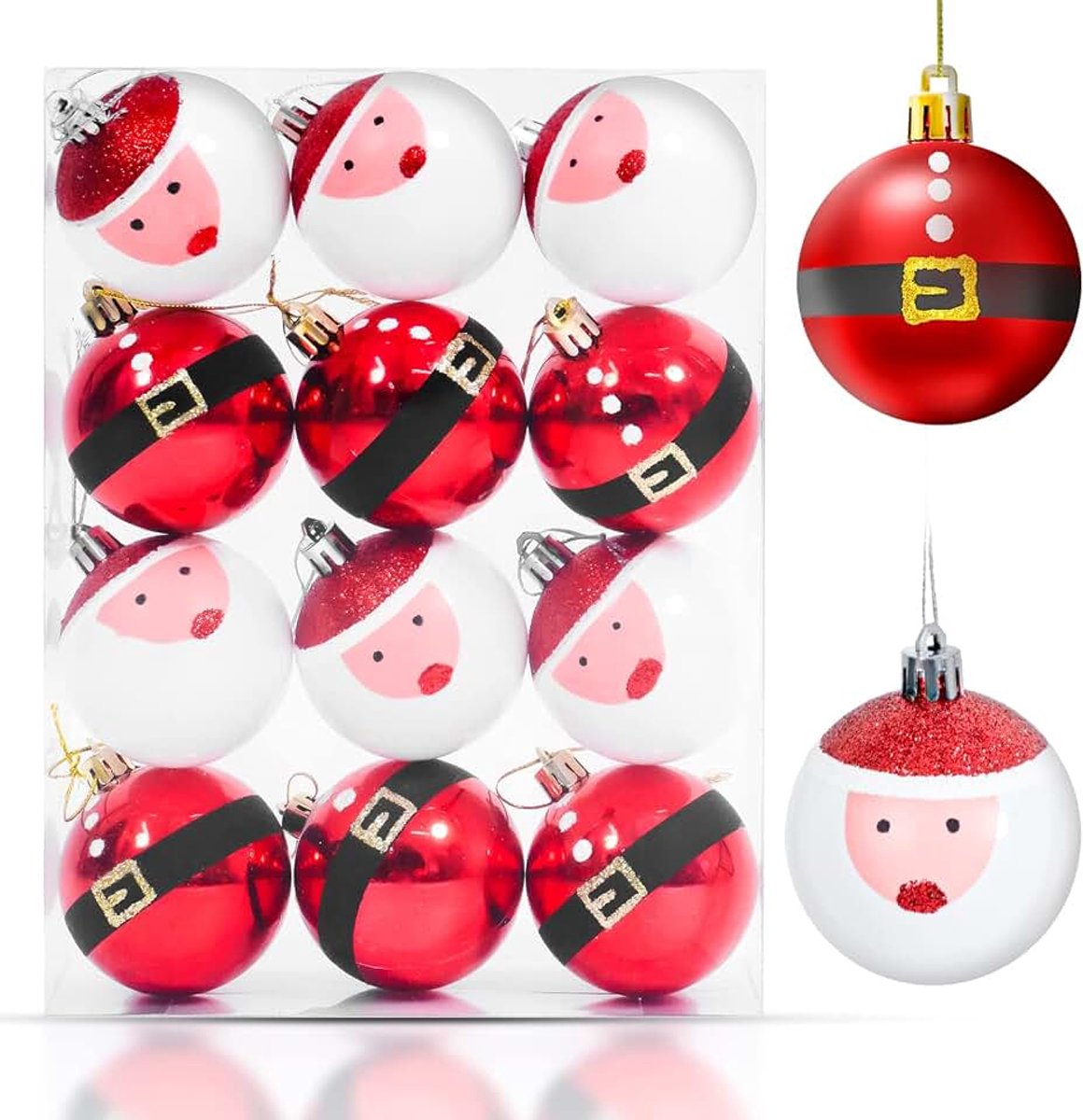 Kerstbal ornamenten onbreekbaar set decoratieve boomkerstballen hangers voor vakantie bruiloft kerst decoratie goud