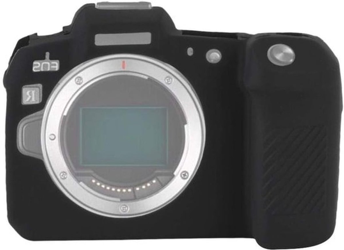 Zachte en Schokbestendige Camera Case voor Canon EOS R - Bescherming voor Camera en Scherm, Zwart