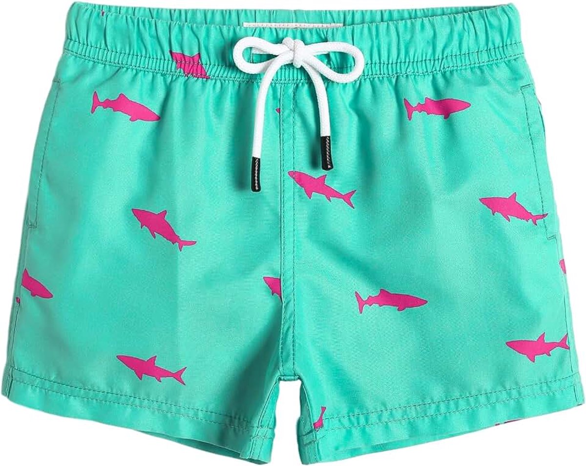 Little boys zwembroek Sneldrogende boardshort met mesh voeringzakken en verstelbaar trekkoord