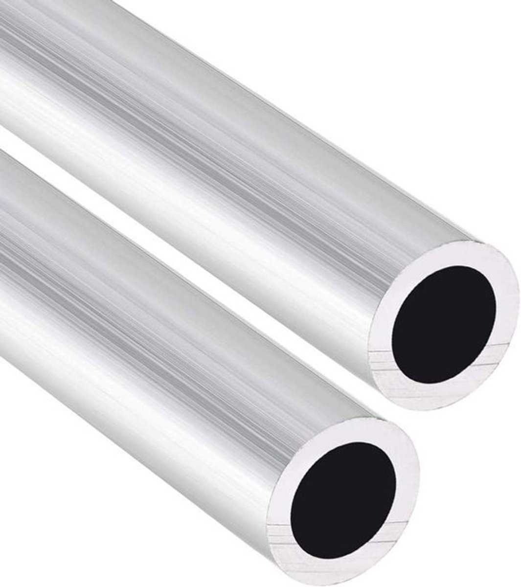 Aluminium Ronde Buizen 12mm OD 8mm ID 300mm Lengte - Naadloze Metalen Tubes voor DIY Projecten en Ambachten