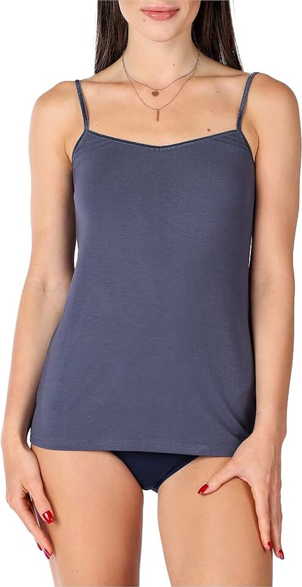 Dames Viscose Onderhemd BLV50-218 (Jeans, 3XL)