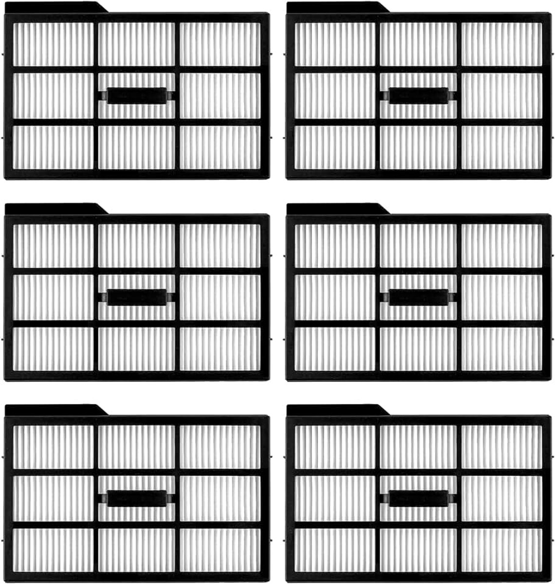 (6 stuks) Omni E28 vervangende HEPA-filters compatibel met Eufy Omni E25 robotstofzuiger, rechtopstaande filter, Canister Filters, Vacuümfilters, Accessoireset