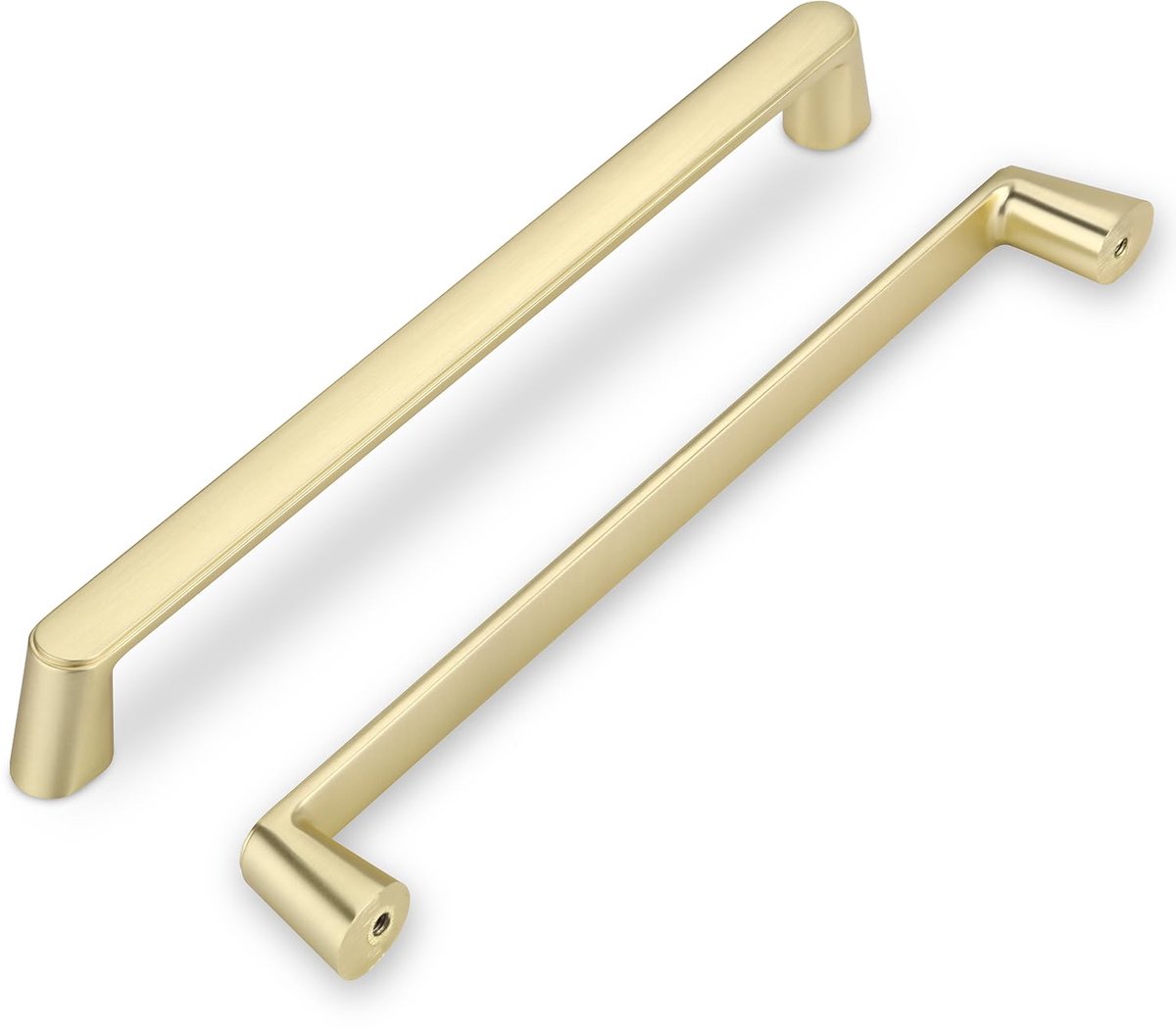 6 Stuks meubelhandvatten - 192 mm kastgrepen deurgrepen keuken (Goud)