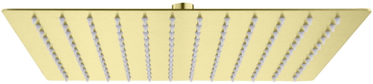 ALONI vierkante rainshower – 30x30 cm – geborsteld goud