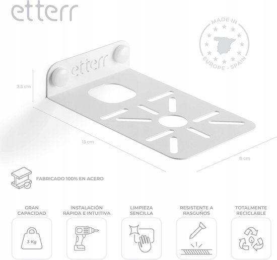 SnelShoppen - Camera Holder WiFi Baby Camera Beveiliging Binnen Buiten Wandmontage Wit - Diefstalpreventie, Aanpasbaar voor Woonkamer, Slaapkamer, Kan van Snelshoppen — afbeelding 5