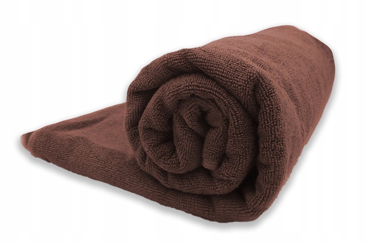 Luxe Bruine SPA Handdoek 100x150cm - 450 GSM Katoen