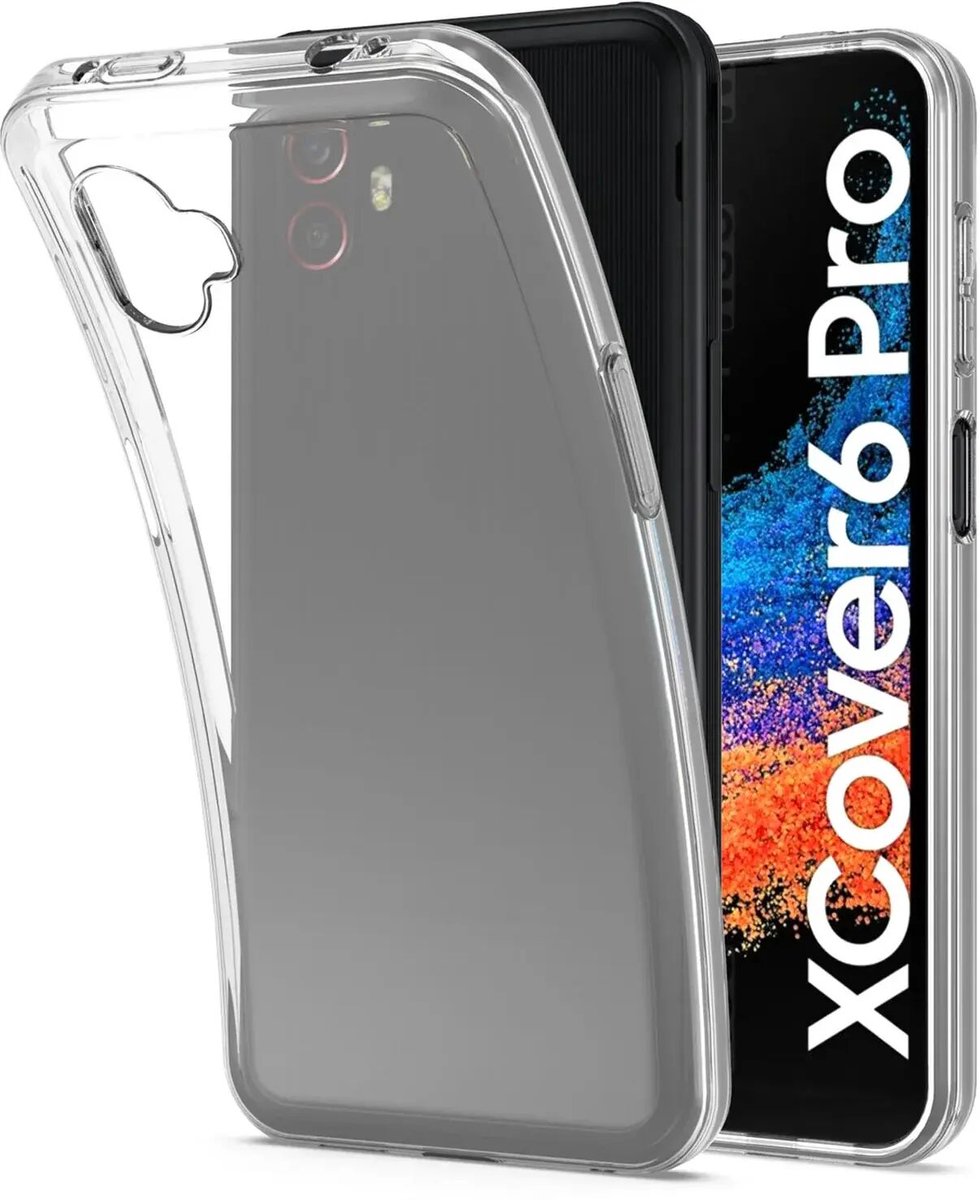 Transparant Dun TPU Hoesje Geschikt voor Samsung Galaxy Xcover 6 Pro | Back Cover | Lichtgewicht | Ultra Dun | Flexibel | Zacht | Doorzichtig