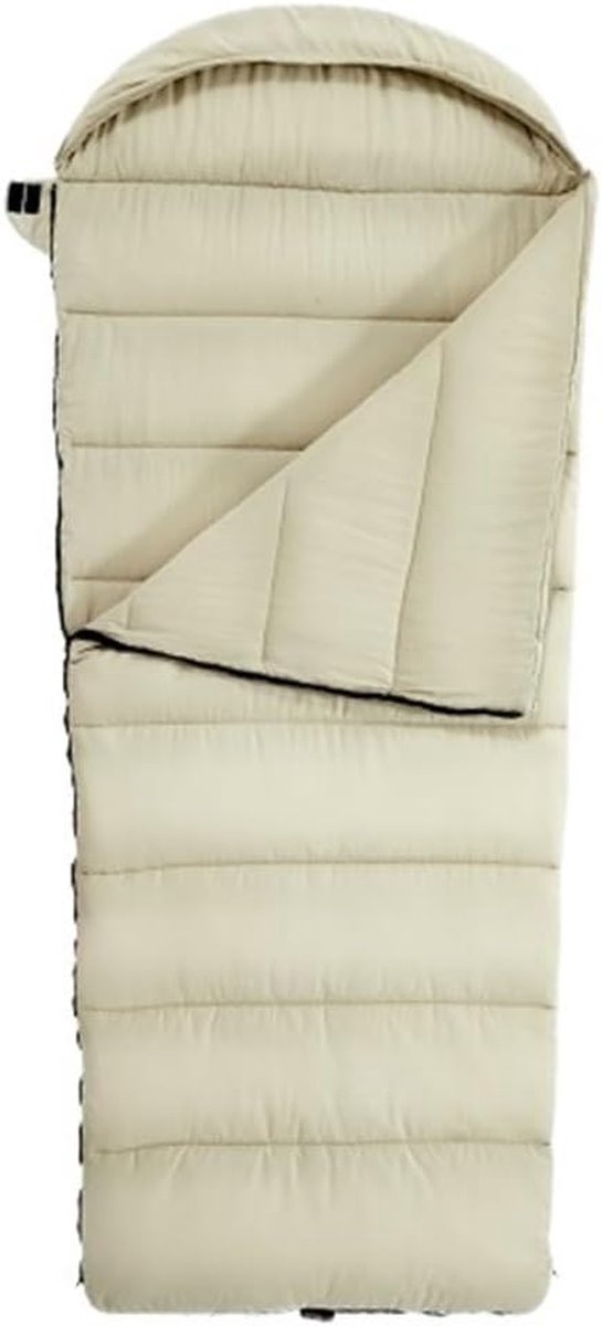 Outdoor Slaapzak - Reis Quilt - Kamperen en Reizen - Lichtgewicht en Compact - 190 x 80 cm - Sandy Goud