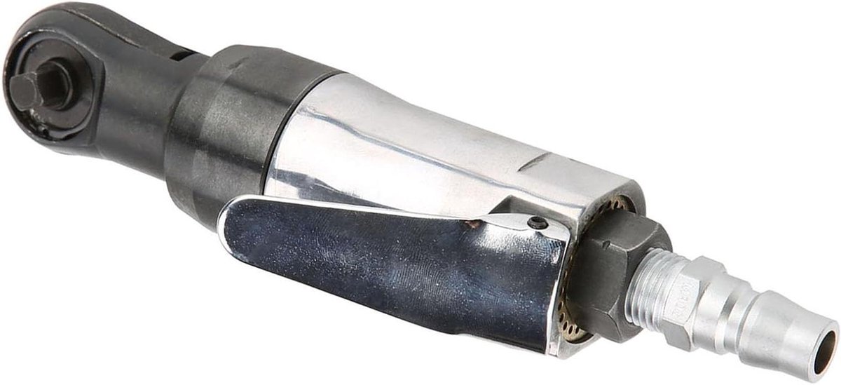 Pneumatische Sleutel - Luchtsleutel Ratel - Vastdraaien Bouten - Compact Lichtgewicht - 3/8 Inch - Grijs
