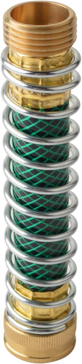 Tuinslang Veer Beschermer - Slang Bescherming - Gazon Irrigatie - Massief Messing Connector - 152 cm - Brons