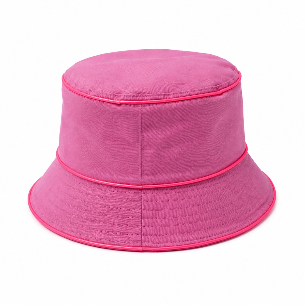 Doppler LED Bucket Hat – Lichtgevende Vissershoed – EL Wire – Festival, Carnaval & Halloween – Roze