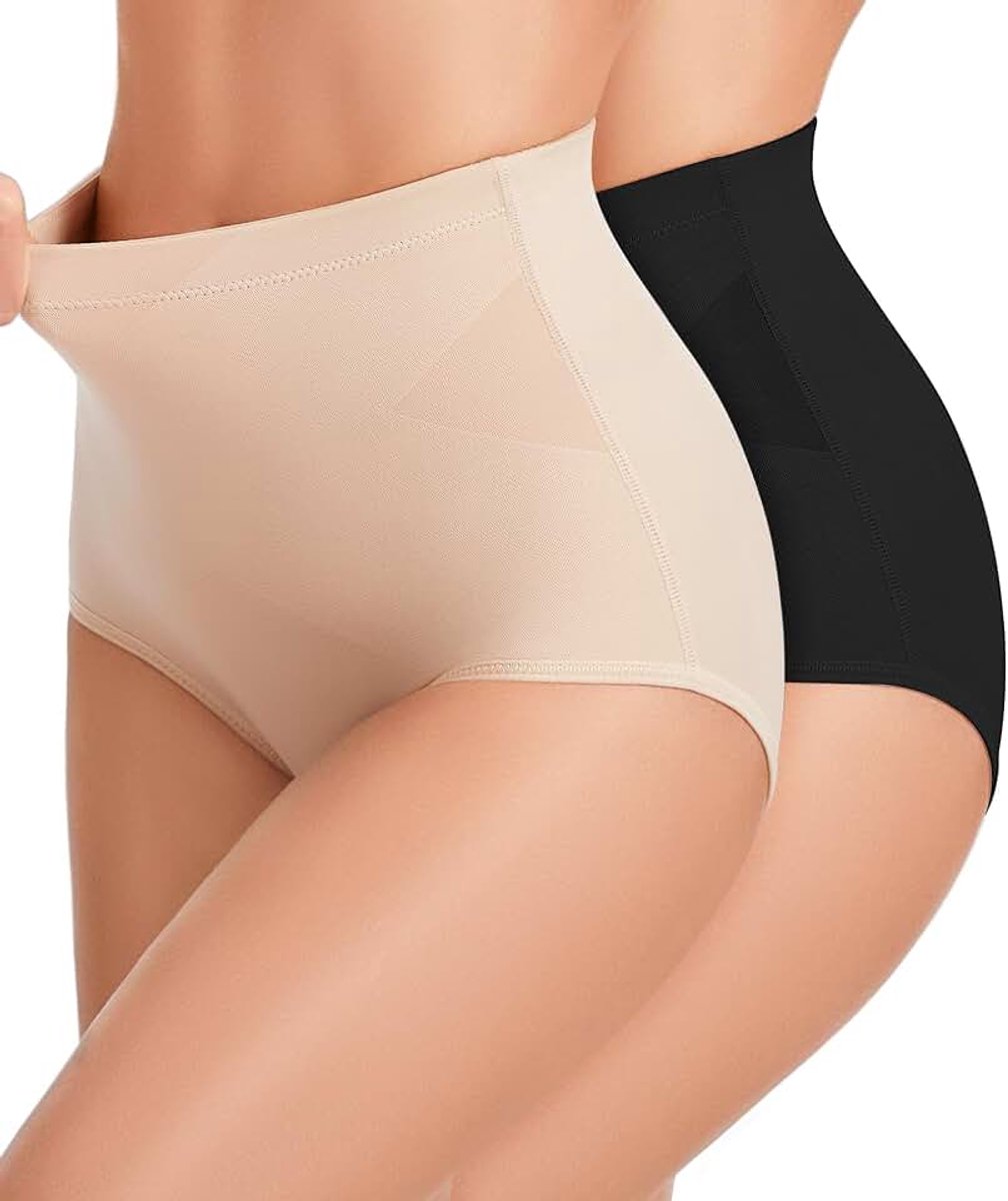 Dames shapewear korsetbroek buikweg hoge taille met pijpen | Buikweg onderbroek Panty Miderpants Body Shaper ondergoed broek onder jurk korte shorts