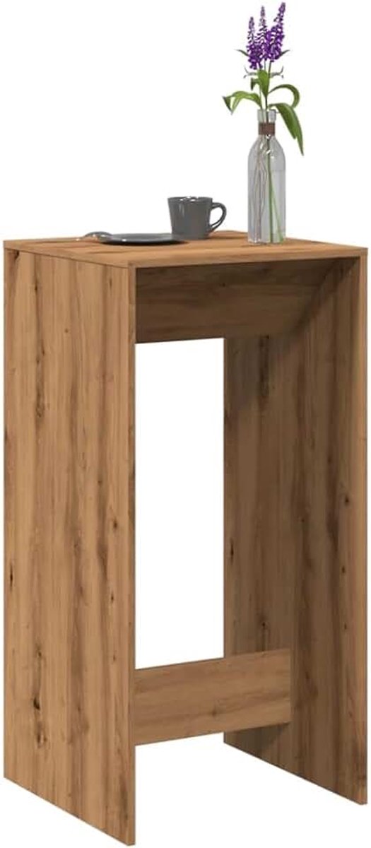 Artisan Eiken Keuken Eettafel Eettafel voor Keuken 51x50x103,5 cm Houtmateriaal