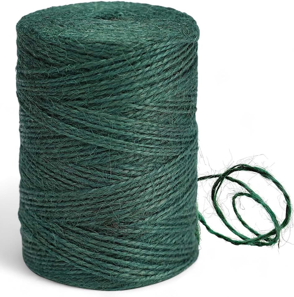 Tuinkoord 200 m, natuurlijk jute koord voor tuin, doe-het-zelf, bloemisterij en decoratie, knutselkoord