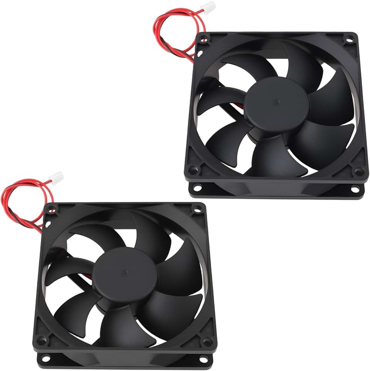 Lord of the Tools 2 stks DC12V 0.16A 2Pin Koelventilator Vervanging Deel TX9025L12S Compatibel met Tianxuan Computer Case