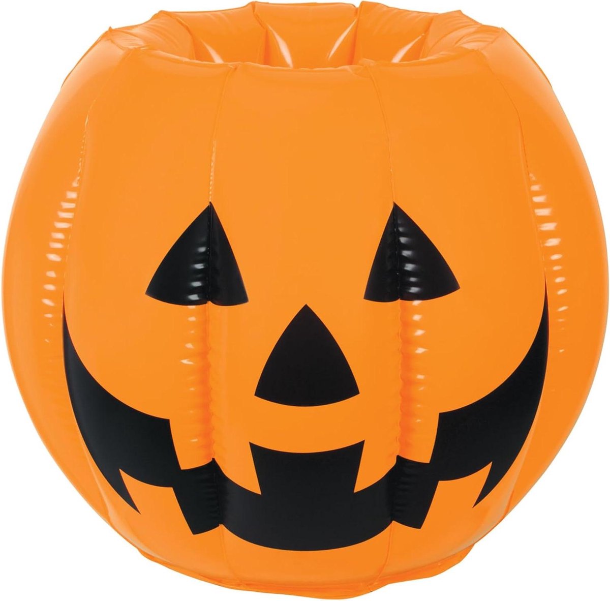 Opblaasbare Koeler - Jack-O-Lantaarn - Feestelijke Drankjes - Herbruikbaar Ontwerp - 48 Blikjes - Oranje Zwart