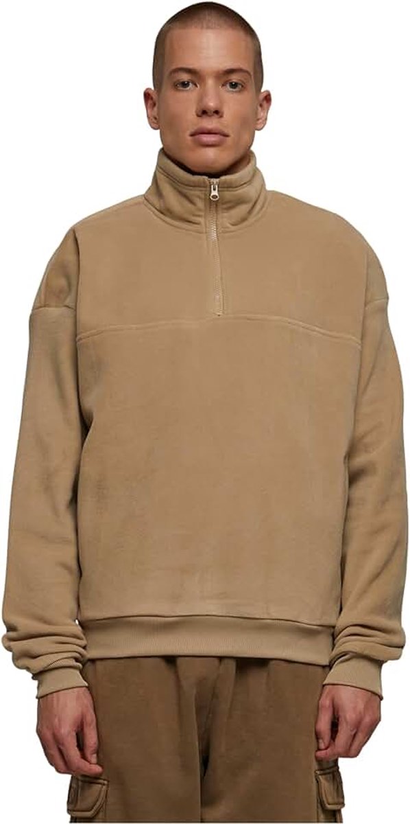 Classics Basic Polar Fleece Troyer Sweatshirts zand Basics