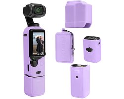 Casalora Housse de protection pour DJI Osmo Pocket 3 - Silicone - Coque - Accessoires caméra d'action - Violet
