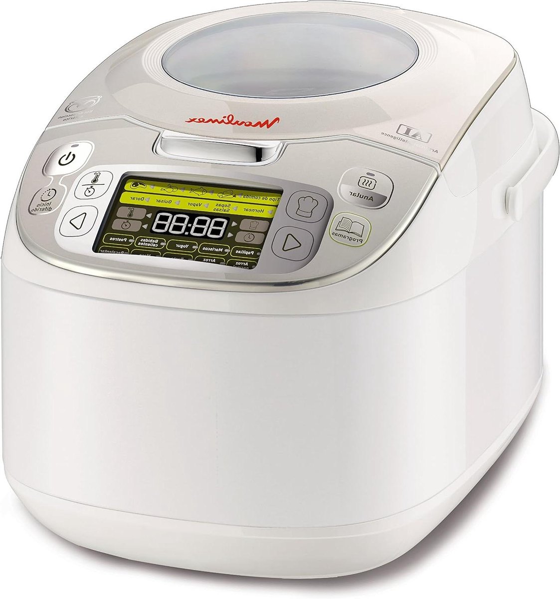 Keukenmachine - Multicooker - Snel Koken - Automatische Programma's - 5 Liter - Wit