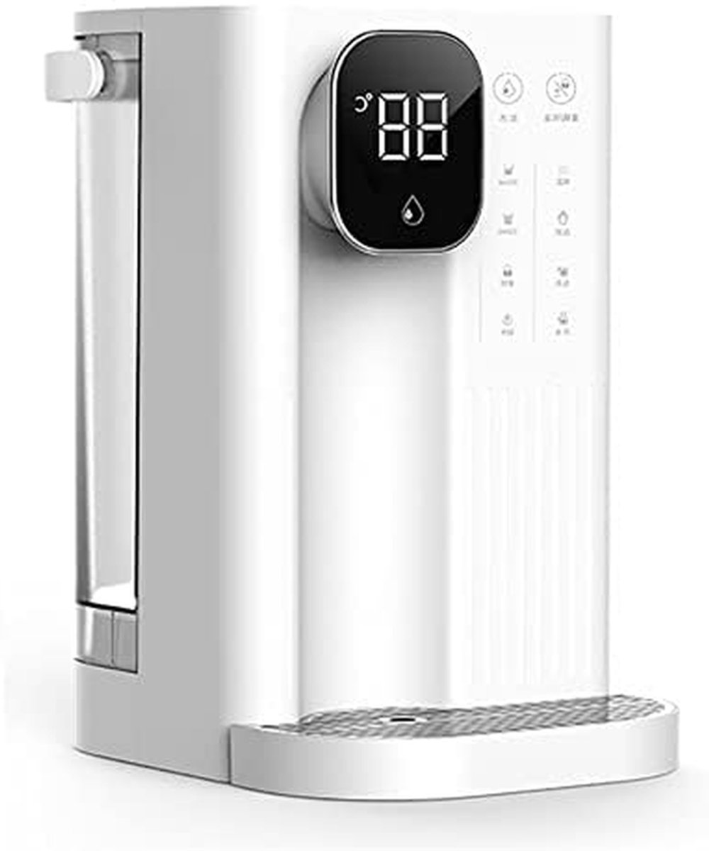 Warmwaterdispenser - Heetwaterkraan Kokendwaterkraan - Direct Warm Water - Antibactierieel Reservoir - 3 Liter - Wit